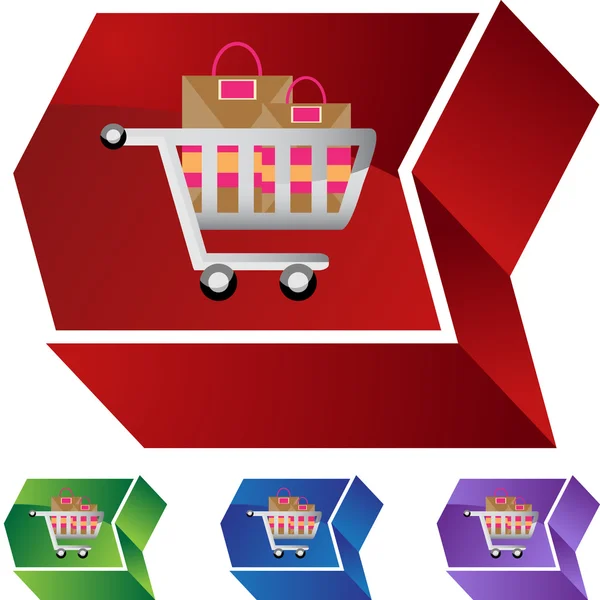 Shopping Cart web icon — Stock Vector