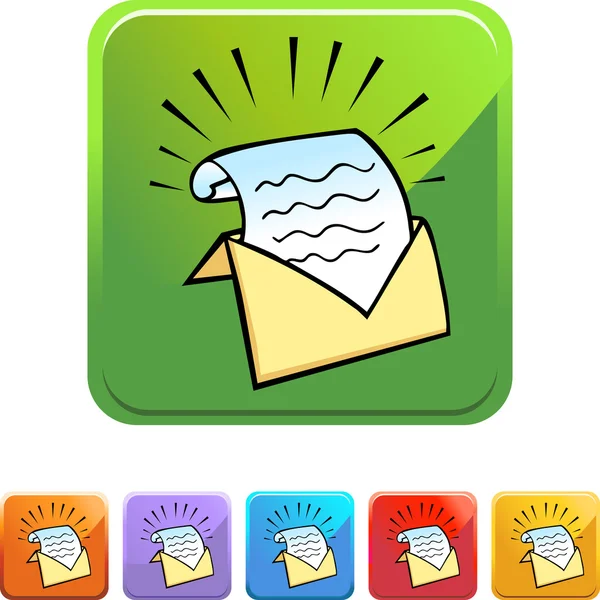 Read Email icon set — Stock Vector