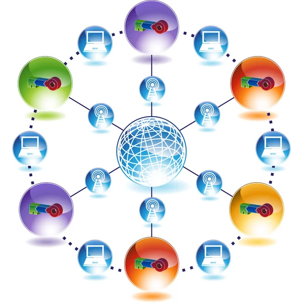 Botón web Key Stages — Archivo Imágenes Vectoriales