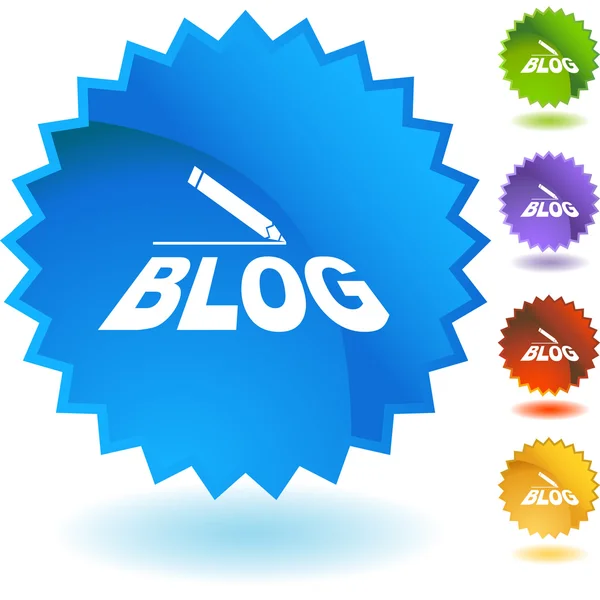 Blog web icon — Vector de stoc