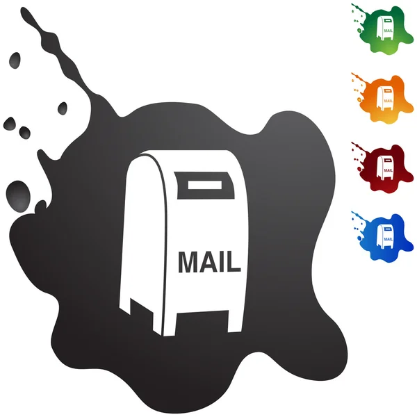 Ikony WWW skrzynki pocztowej — Wektor stockowy