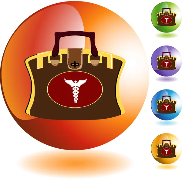 Medical Bag web icon — Stock Vector