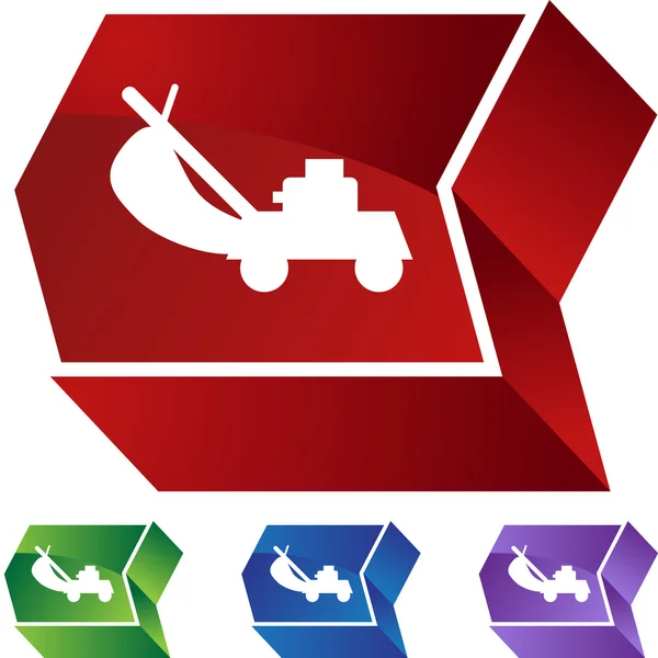 Grasmaaier web pictogram — Stockvector