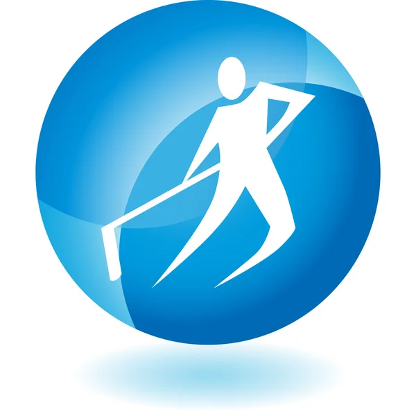 Hockey web pictogram — Stockvector