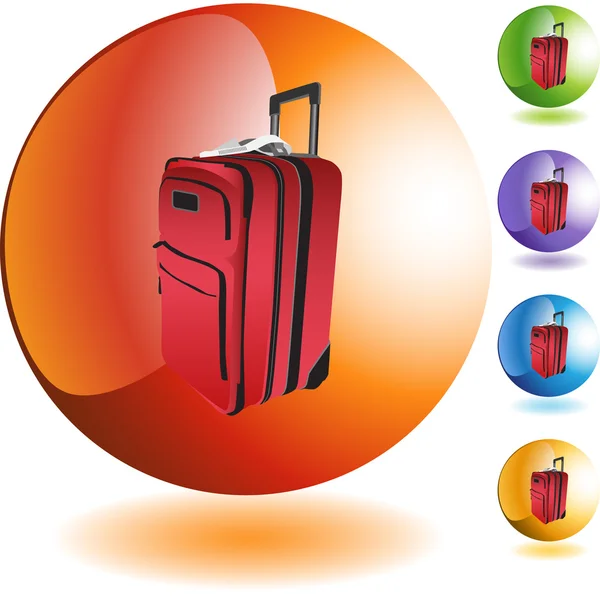 Bagage web pictogram — Stockvector