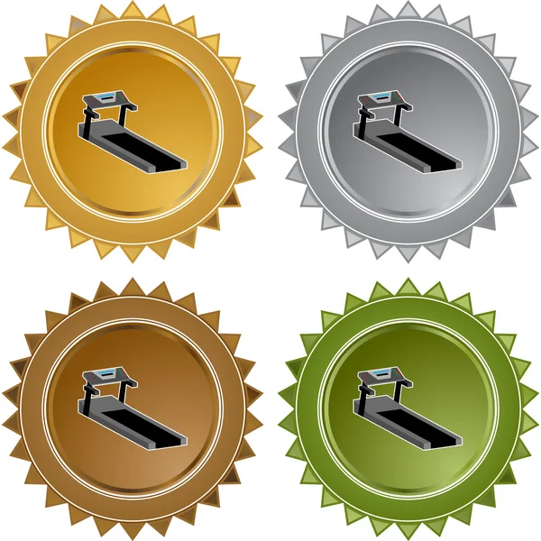 Treadmill web icon — Stock Vector