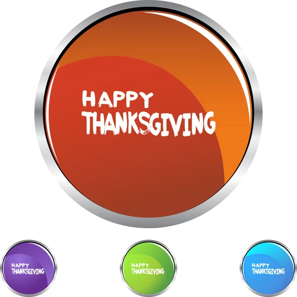 Thanksgiving web icon — Stock Vector