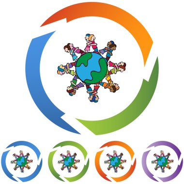 İnsanlar Hugging web düğmesi