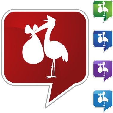 Leylek web düğmesi