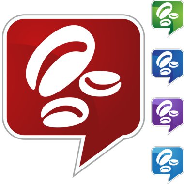 Kahve çekirdeği düğmesi