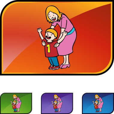 Yürümeye başlayan çocuk web simgesi