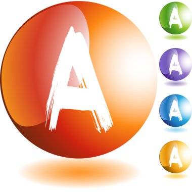 Renkli bir mektup simgeler