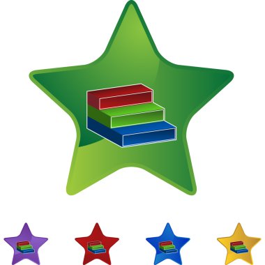 Üç adım düğme web