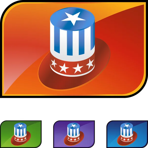 Uncle Sam Hat — Stock Vector