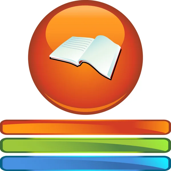 Open Book — Stock Vector