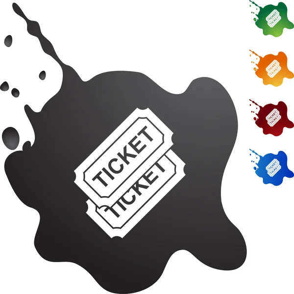 Ticket de evento botón web — Archivo Imágenes Vectoriales