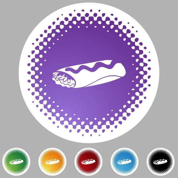 Burrito web pictogram — Stockvector