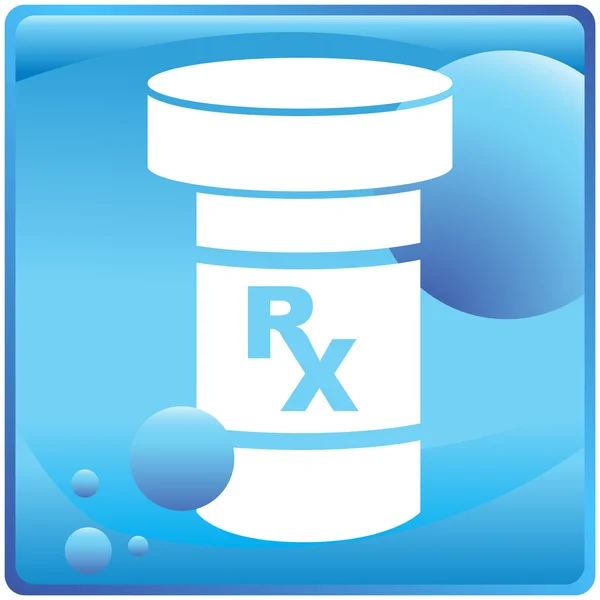 Icona web del farmaco — Vettoriale Stock