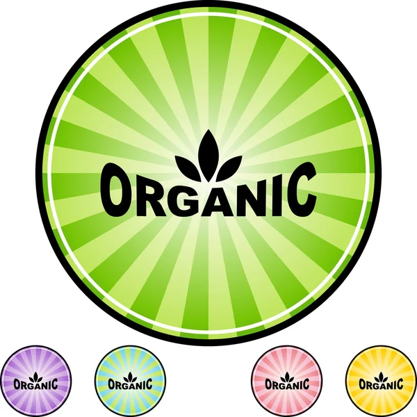 Przycisk web organicznych — Wektor stockowy