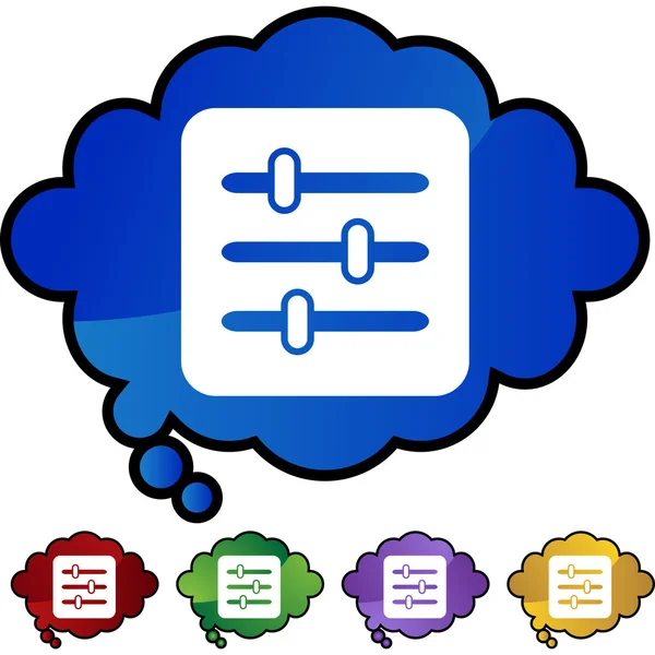 Icono del panel de control — Archivo Imágenes Vectoriales