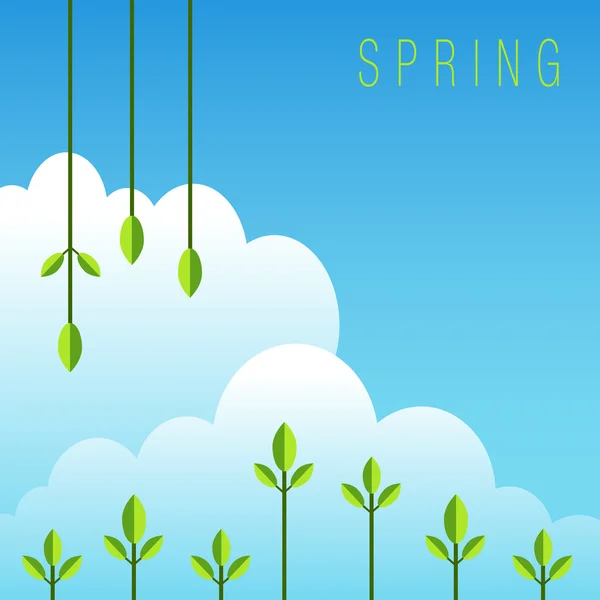 Spring Background Icon — Stock Vector