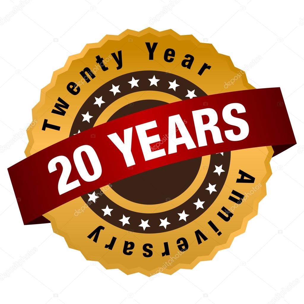 20 Year Anniversary Label