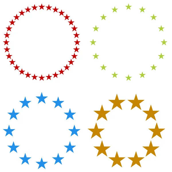 明星旗帜图标 — 图库矢量图片