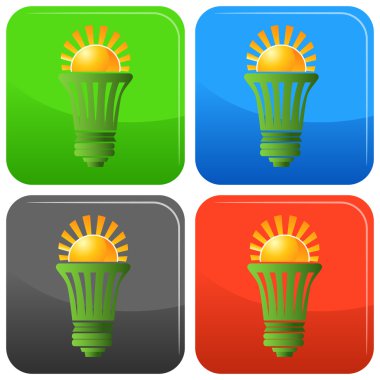 Güneş enerjisi verimli ampul