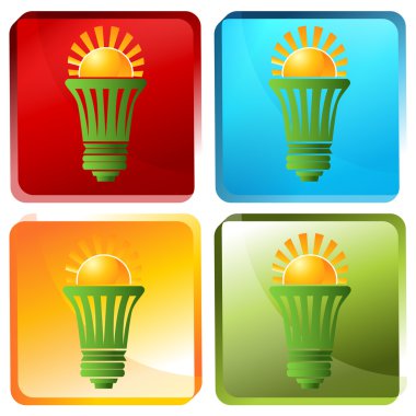 Güneş enerjisi verimli ampul