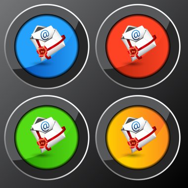 E-posta hediye kutsal kişilerin resmi düğme