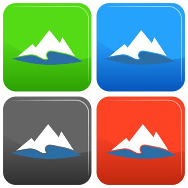 Dağ gölü düğmesi