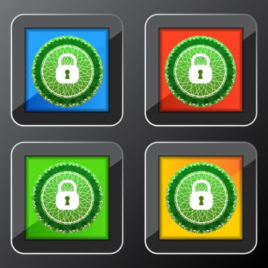 Kilit güvenlik mührü