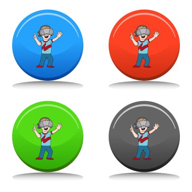 Sanal gerçeklik oyun düğmesi