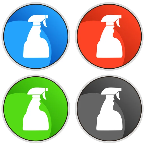 Spray Bottle Set — Stock Vector