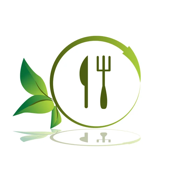 Healthy Meal Icon — Stock Vector