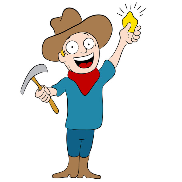 Miner Discovers Gold