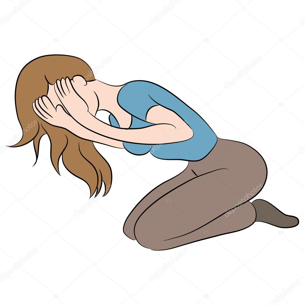 Crying Sad Woman Stock Vector Image by ©cteconsulting #78643070 Crying Sad Woman Stock Vector Image by ©cteconsulting #78643070