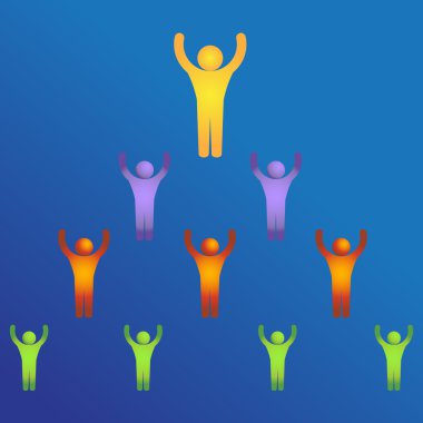 İş liderlik simgesi