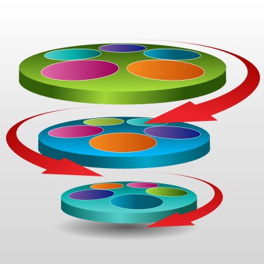 Dönen disk grafik simgesini