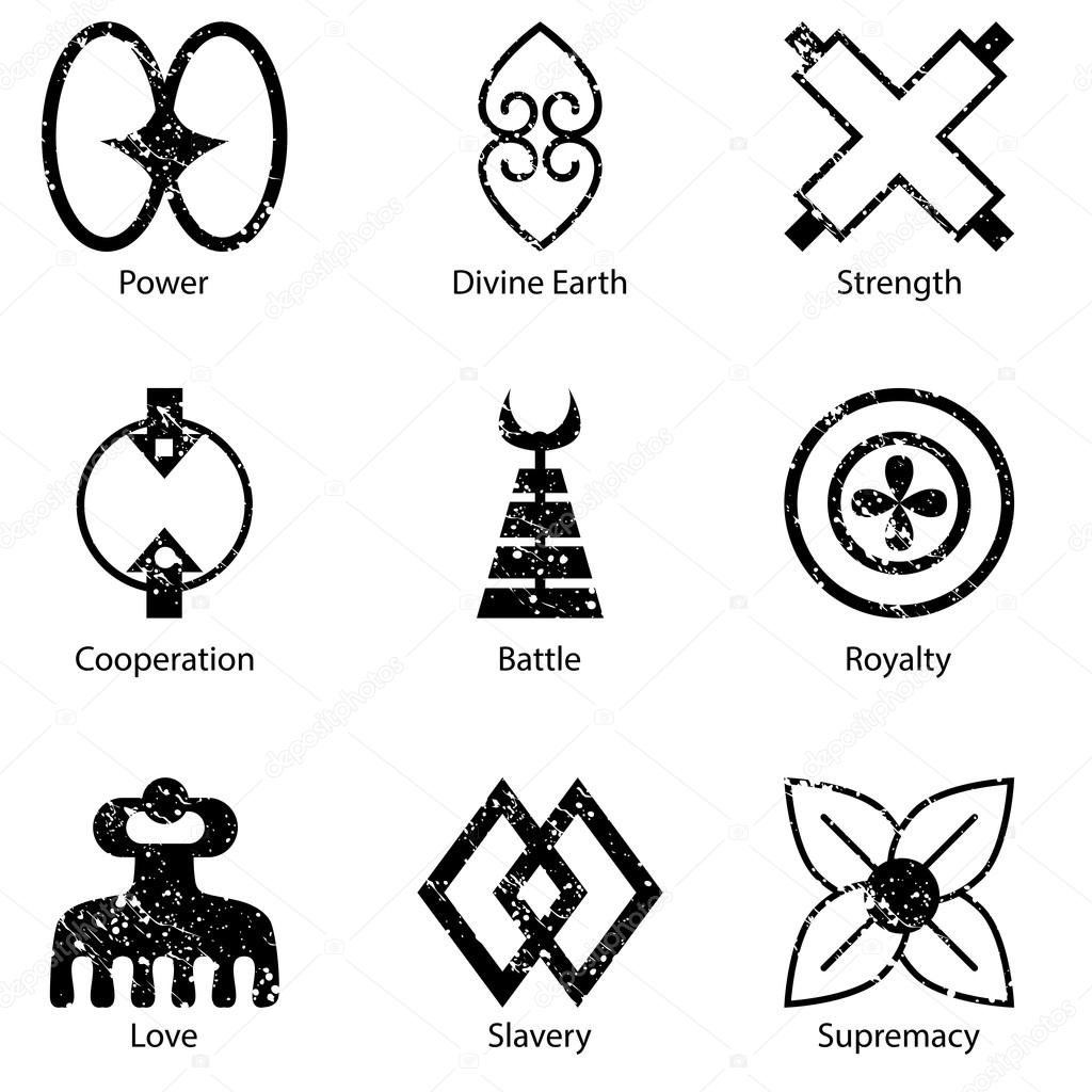 African Adinkra Symbol Icon Set Vector Image By C Cteconsulting Vector Stock 82018682