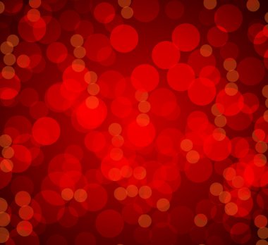 Bokeh bulanık ışıklar kırmızı arka plan