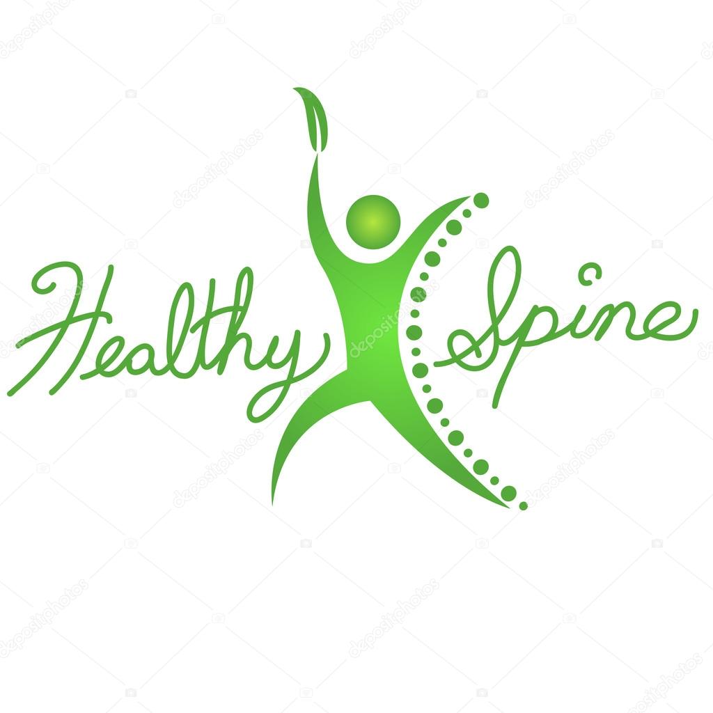 An image of a healthy spine background icon.