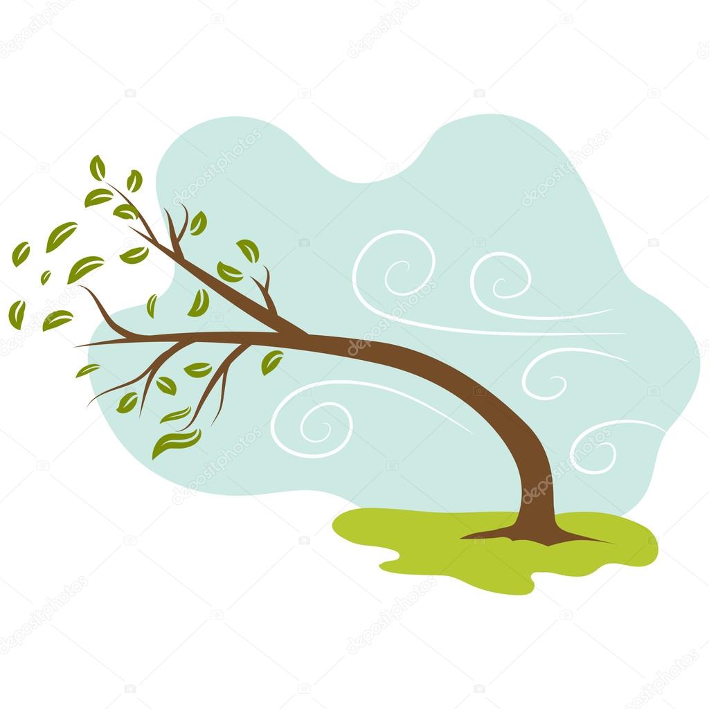 人在刮风的日子里抱着树 — 图库矢量图像© cteconsulting #181118638