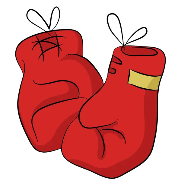 Boxing Gloves Cartoon — Stock Vector