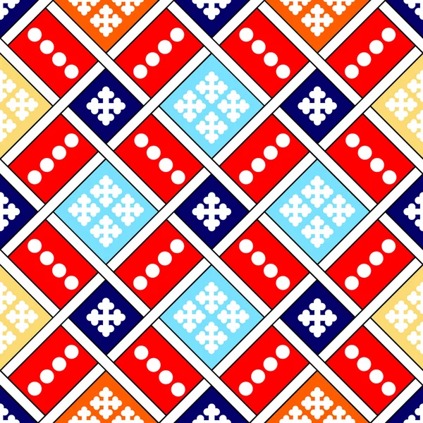 Slavic seamless pattern — Stock Vector