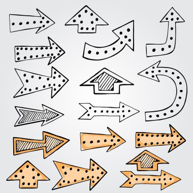 Casino karikatür okları el çekilmiş