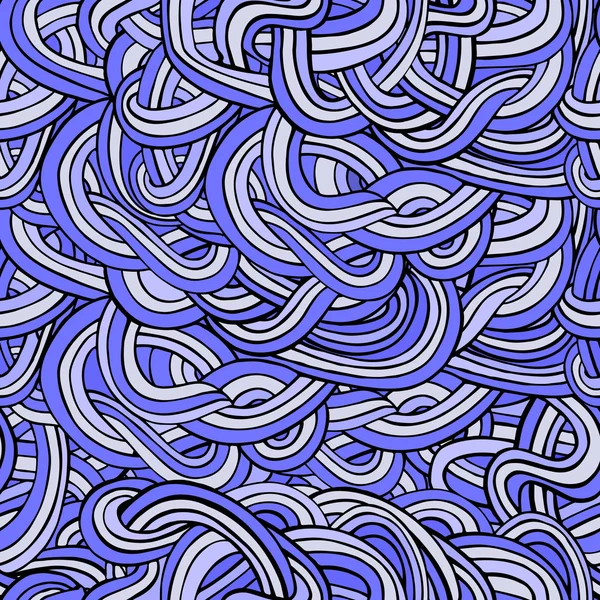 Patrón de ondas abstractas y curvas sin costuras — Archivo Imágenes Vectoriales