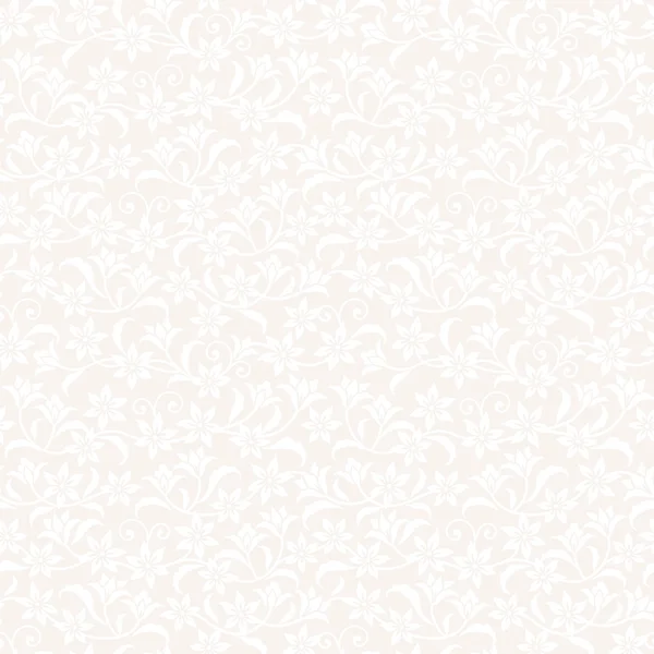 Květinový bílý vzor. asijské dekorativní pozadí — Stockový vektor