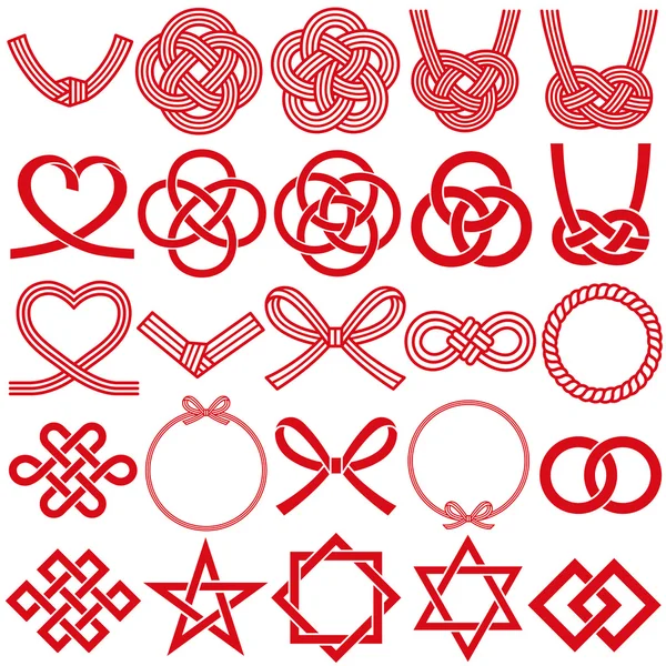 mizuhiki ve Japon aile armalar.