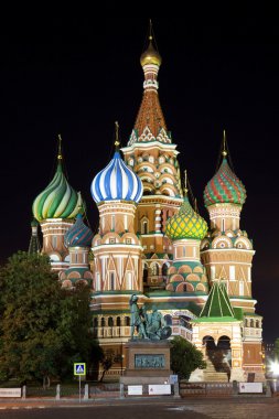 St. Moskova 'daki Basil Katedrali.